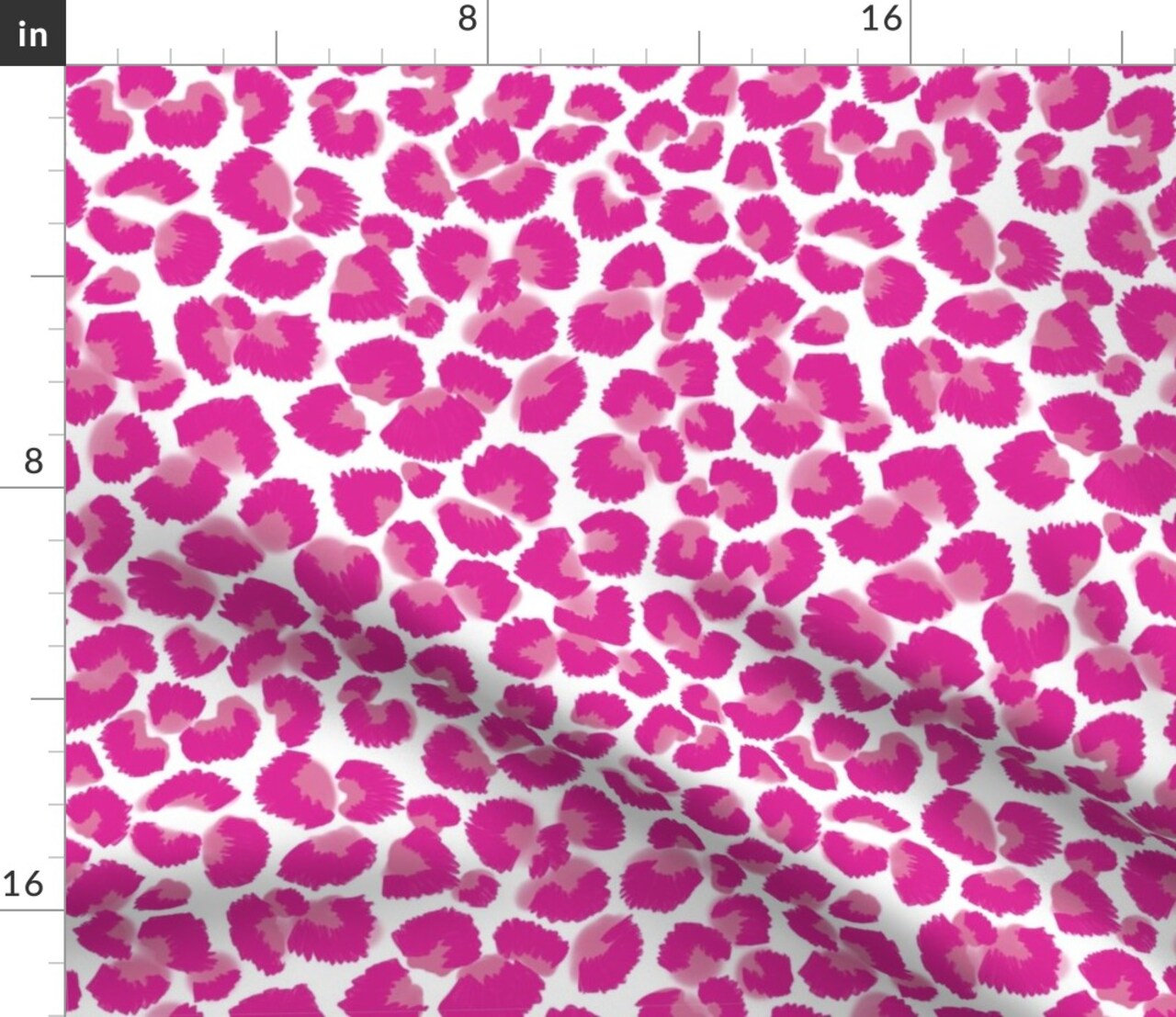Pink Cheetah Leopard Print Animal Exotic Hot Wild Cat Safari Custom Printed Fabric by Spoonflower Various Fabrics by the Yard or Fat Quarter